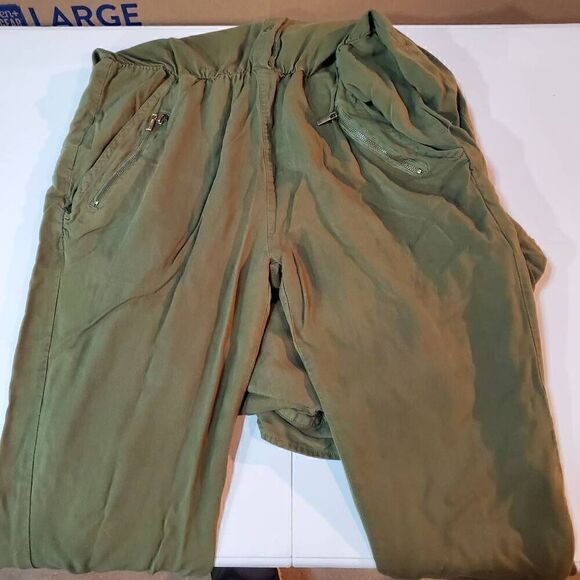 La Belle Roc Jumpsuit Womens Small Green Rocawear Long Zipper Pockets One Piece - Picture 6 of 14